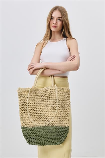 Straw Shoulder Bag Y9202