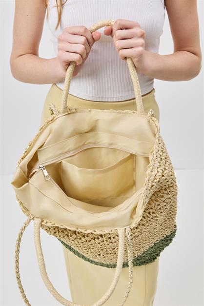 Straw Shoulder Bag Y9202