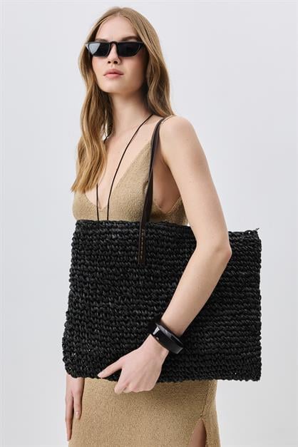 Straw Shoulder Bag Y9204