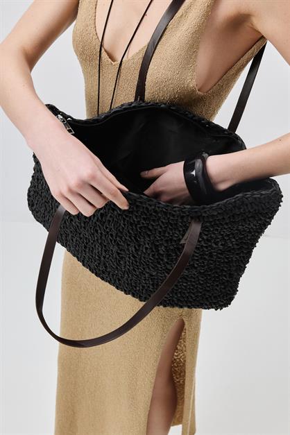 Straw Shoulder Bag Y9204