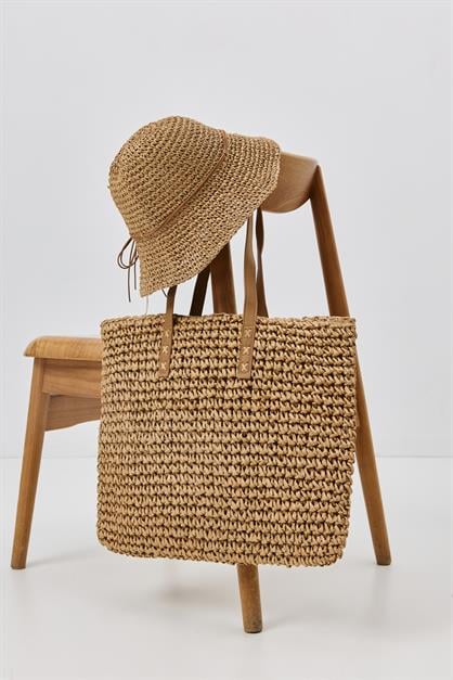 Straw Shoulder Bag Y9204