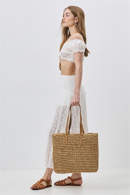 Straw Shoulder Bag Y9204