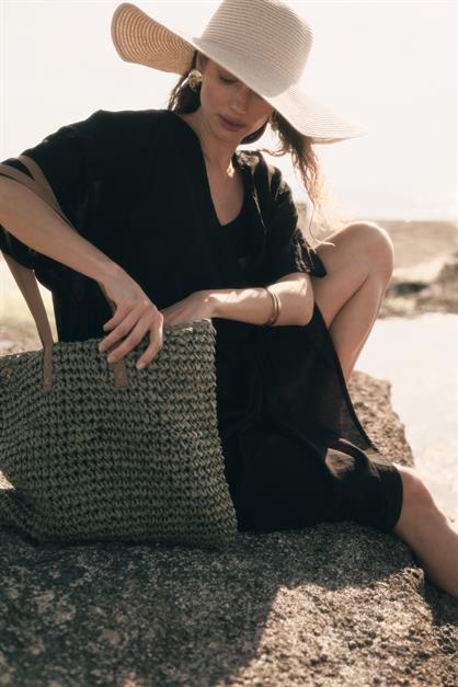 Straw Shoulder Bag Y9204