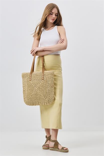 Straw Shoulder Bag Y9205