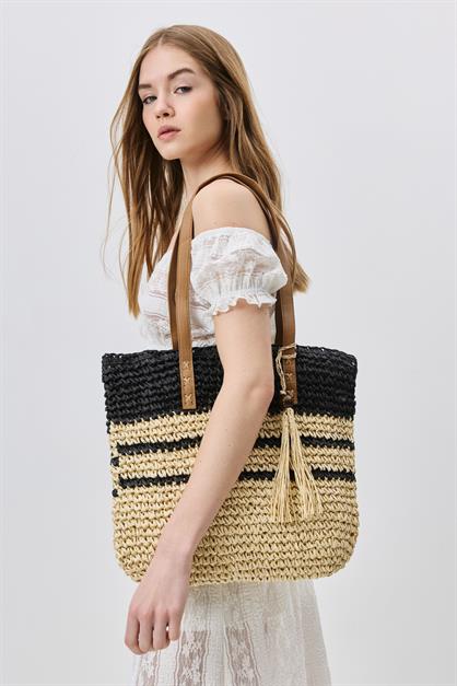 Straw Shoulder Bag Y9206