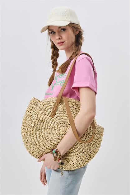 Straw Shoulder Bag Y9207