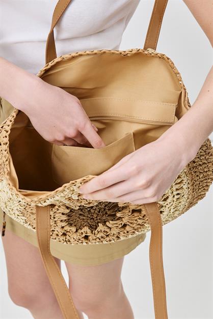 Straw Shoulder Bag Y9207