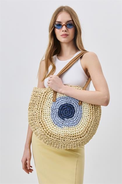 Straw Shoulder Bag Y9207