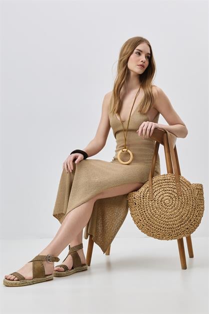 Straw Shoulder Bag Y9207