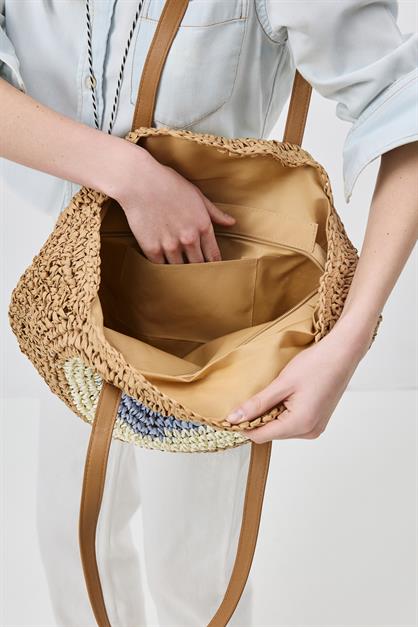 Straw Shoulder Bag Y9207
