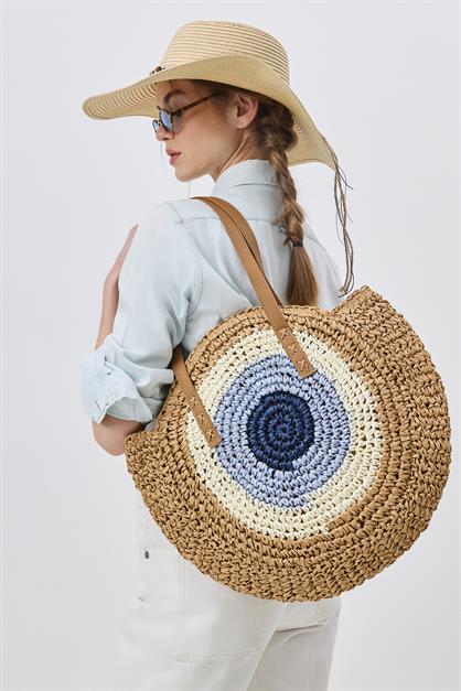 Straw Shoulder Bag Y9207