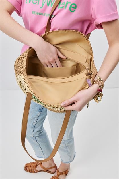 Straw Shoulder Bag Y9207