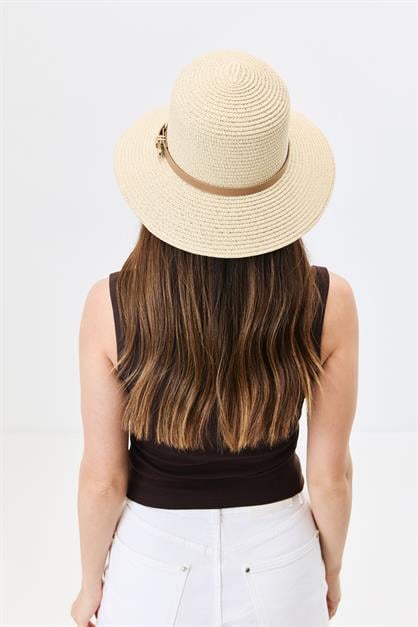 Straw Beach Hat Y25730-18 Bej