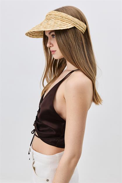 Straw Visor Hat Y8218