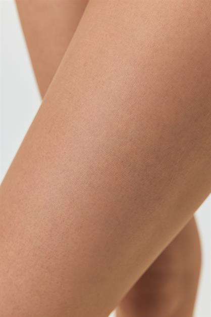 İnce 15 Denye 2li Külotlu Çorap Bronz/Kızıl Siyah