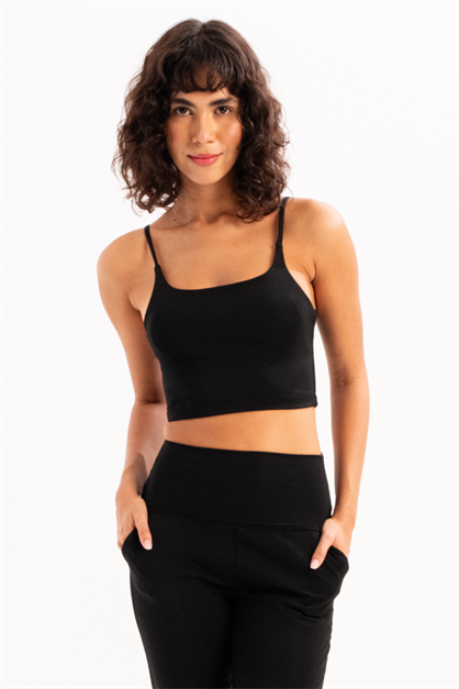 Spica Womens Sports Bra with Thin Straps and Removable Pads