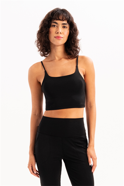 Spica Womens Sports Bra with Thin Straps and Removable Pads