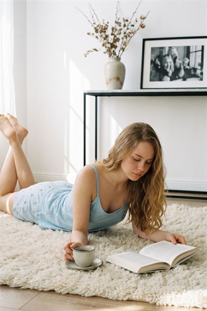 İp Askılı Şortlu Pijama Takımı Açık Mavi-512231