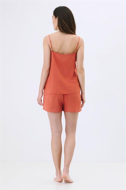 Womens Viscose Pajama Set - Spaghetti Strap Top and Shorts - Lightweight Sleepwear 9155 