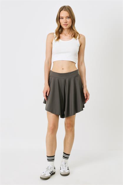 Womens Spaghetti Strap Crop Ribbed Stretch Knit Tank Top 926