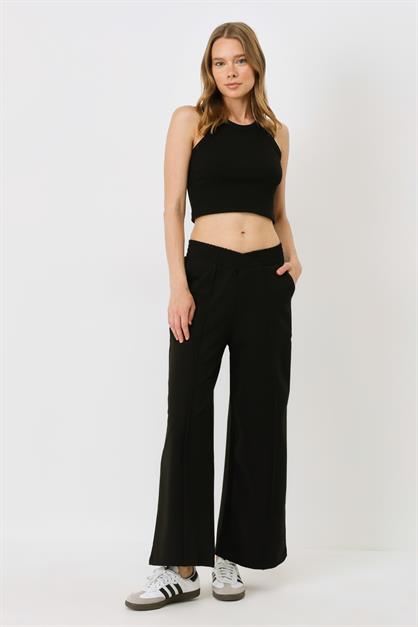 Womens Baggy Wide-Leg High Waist Sweatpants 747