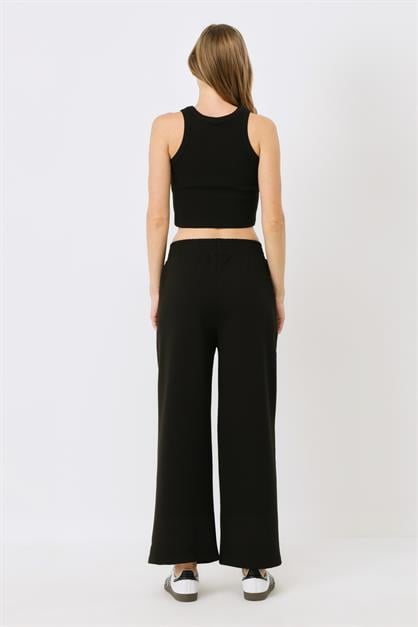Womens Baggy Wide-Leg High Waist Sweatpants 747