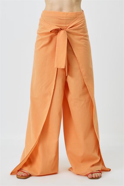 Womens Belted Pareo Pants 9078 