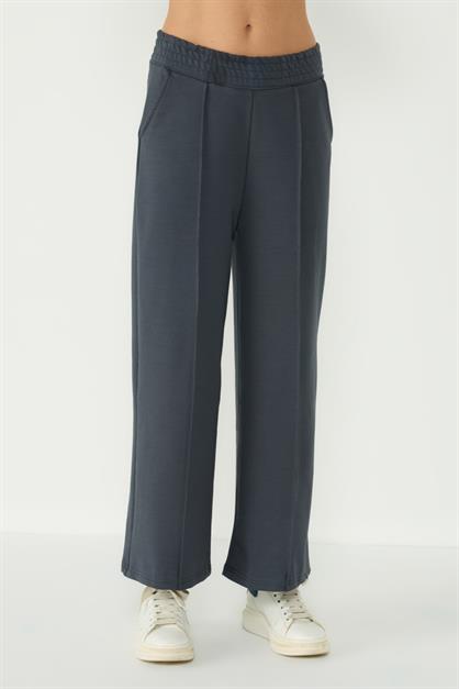 Womens Palazzo Sweatpants With Stitching Detail 746