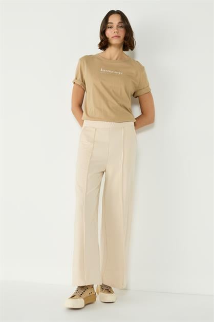 Womens Palazzo Sweatpants With Stitching Detail 746 