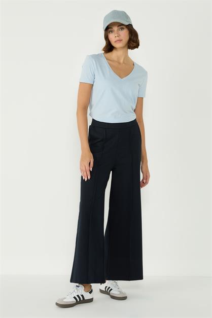Womens Palazzo Sweatpants With Stitching Detail 746