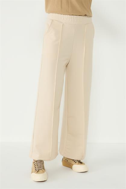 Womens Palazzo Sweatpants With Stitching Detail 746 