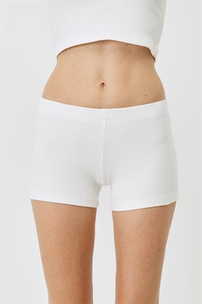 Womens Ribbed Knit Short Boxer 930