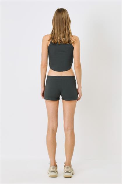Womens Ribbed Knit Short Boxer 930