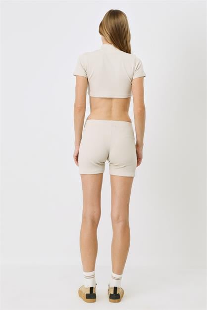 Womens Ribbed Knit Long Boxer 931