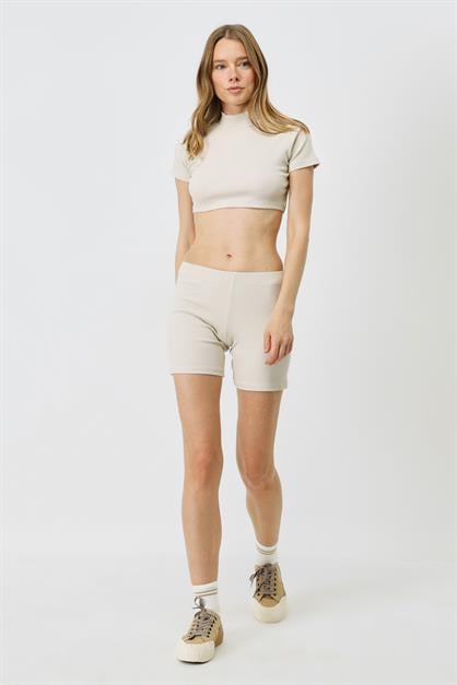 Womens Ribbed Knit Long Boxer 931