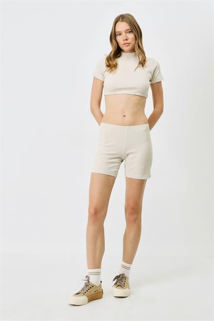 Womens Ribbed Knit Long Boxer 931