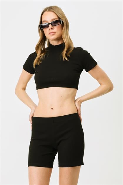 Womens Ribbed Knit Long Boxer 931