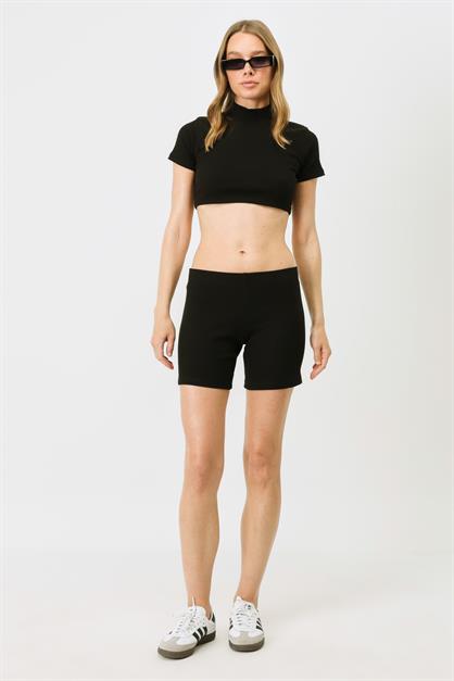 Womens Ribbed Knit Long Boxer 931