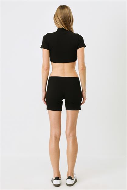 Womens Ribbed Knit Long Boxer 931