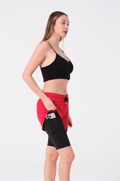 Womens Board Shorts With Built-in Leggings  870 