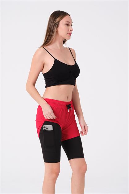 Womens Board Shorts With Built-in Leggings  870 