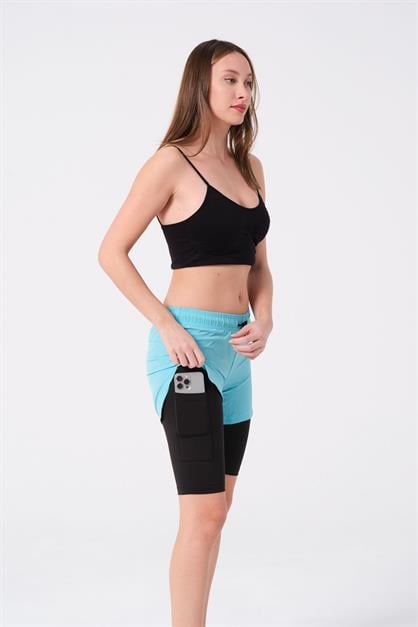 Womens Board Shorts With Built-in Leggings  870 