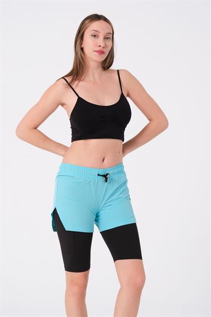 Womens Board Shorts With Built-in Leggings  870 