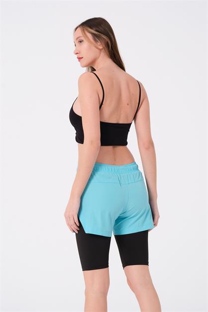 Womens Board Shorts With Built-in Leggings  870 