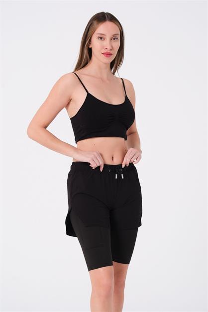 Womens Board Shorts With Built-in Leggings 870 