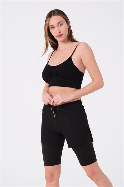 Womens Board Shorts With Built-in Leggings 870 