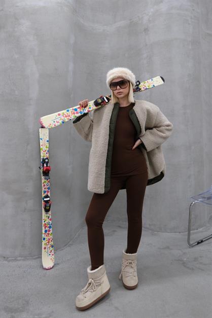 Womens Long Sleeve Crew Neck Thermal Set 405152 