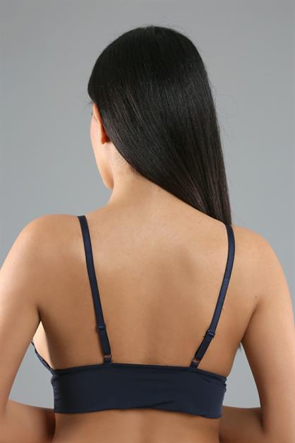C&City Kaplı Bralet Sütyen C18320 Lacivert