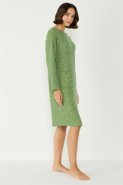 Womens Long-Sleeve Dress With Pockets 405047
