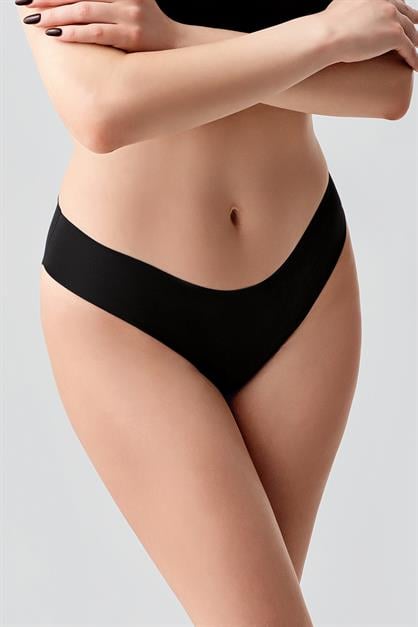 Non-Slip Waist Laser Cut Slip Briefs C19203